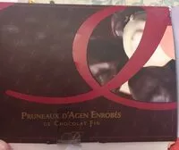 Mängden socker i Pruneaux d'Agen enrobés de chocolat fin