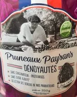 Mängden socker i Pruneaux paysans dénoyautés