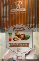 Mängden socker i Noisettes Décortiquées