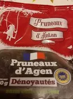 Mängden socker i Pruneaux d'Agen dénoyautés