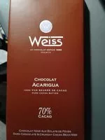 Mängden socker i Tablette Chocolat Noir 70% Aux éclats De Fèves