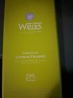 Mängden socker i Tablette Chocolat Blanc Aux écorces De Citron Confites