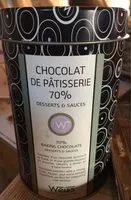 Mängden socker i Chocolat de patisserie