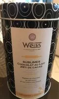 Mängden socker i Chocolat au lait 29% de cacao