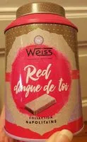Mängden socker i Napolitains Red dingue de toi