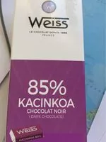 Mängden socker i Chocolat noir