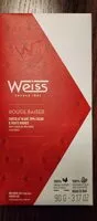 Mängden socker i Chocolat blanc rouge baiser 29% de cacao et fruits rouges