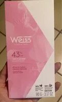 Mängden socker i Tablette chocolat 43% cacao