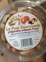 Mängden socker i Noix de cajou grillée