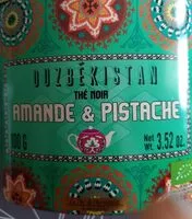 Mängden socker i Thé noir amande et pistache