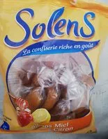Mängden socker i Solens Bonbons Duos Miel Citron
