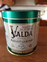 Mängden socker i Gommes Valda - Edition Limitée Goût Menthe & Eucalyptus Sans Sucres Boîte De 200 G