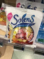 Mängden socker i Bonbons tendres au jus de fruits