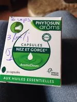 Mängden socker i Phytosun Arôms Aromadoses Nez Et Gorge 30 Capsules
