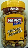 Mängden socker i Happy Nuts mélange japonais