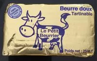 Mängden socker i Beurre doux tartinable