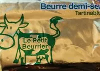 Mängden socker i Beurre demi-sel