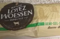 Mängden socker i Beurre demi-sel