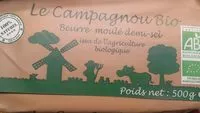 Mängden socker i Le Campagnou Bio Beurre Moulé Demi-Sel