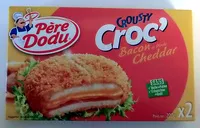 Mängden socker i Crousty Croc' Bacon de dinde Cheddar