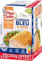 Mängden socker i Cordon bleu de dinde
