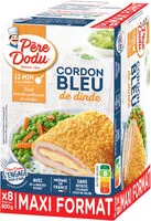 Mängden socker i Cordon bleu de dinde