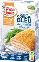 Mängden socker i Escalope cordon bleu de poulet 100% filets