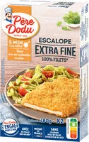 Mängden socker i Escalope extra fine de poulet panée