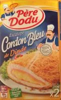 Mängden socker i Escalope Cordon Bleu de Dinde 100% filet