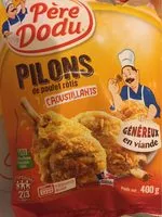 Mängden socker i Pilons de poulet rotis croustillants