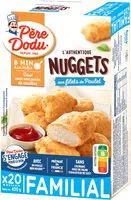 Mängden socker i L'authentique nuggets aux filets de poulet