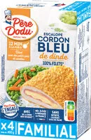 Mängden socker i Escalope cordon bleu de dinde