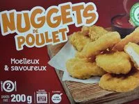 Mängden socker i Nuggets de poulet