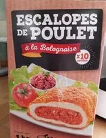 Mängden socker i Escalopes de poulet à la bolognaise x10