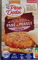 Mängden socker i Pané de poulet spécial burger