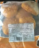 Mängden socker i Cordon bleu de poulet cuit surgeles