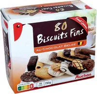Mängden socker i 80 biscuits fins au chocolat belge - format généreux