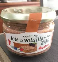 Mängden socker i Confit de foie de volaille au Porto