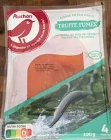 Mängden socker i Truite fumée- fumée au bois de hêtre, salage traditionnel-élevée en eau douce