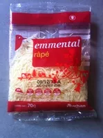 Mängden socker i Emmental râpé 3 MINI SACHETS 210g (3x70g)