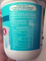Mängden socker i Fromage blanc3% matières grasses