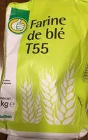 Mängden socker i Farine de blé T55