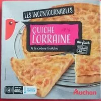 Mängden socker i Quiche Lorraine à la crème fraîche