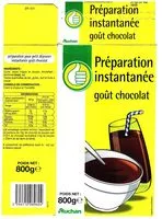 Mängden socker i Préparation instantanée goût chocolat