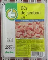 Mängden socker i Dés de jambon