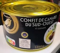 Mängden socker i Confit De Canard du sud-ouest 4 cuisses