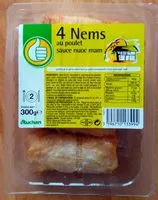Mängden socker i 4 nems au poulet sauce nuoc mam