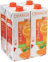 Mängden socker i Orange - Jus de Fruits à base de concentré - AVEC PULPE