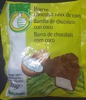 Mängden socker i Barre chocolat noix de coco