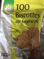 Mängden socker i Biscottes au froment